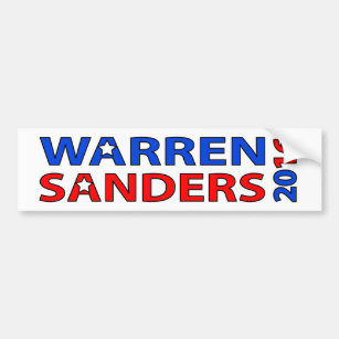 Warren Sanders 2016 Bumper Sticker