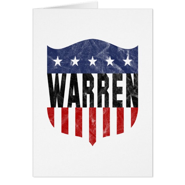 WARREN stars and stripes Cards (Front)