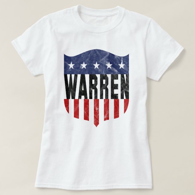 WARREN stars and stripes T-Shirt (Design Front)