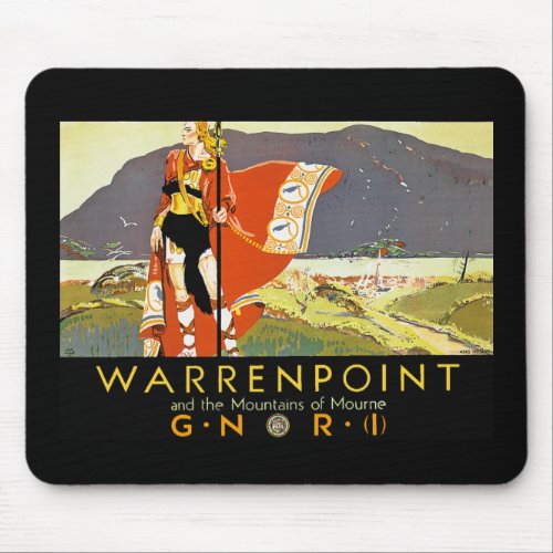 Warrenpint and the Mountians of Mourne Mouse Pad