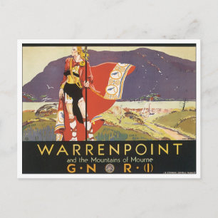 Warrenpoint and the Mountains of Mourne Postcard