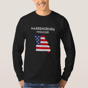 Warrensburg Missouri USA State America Travel Miss T-Shirt