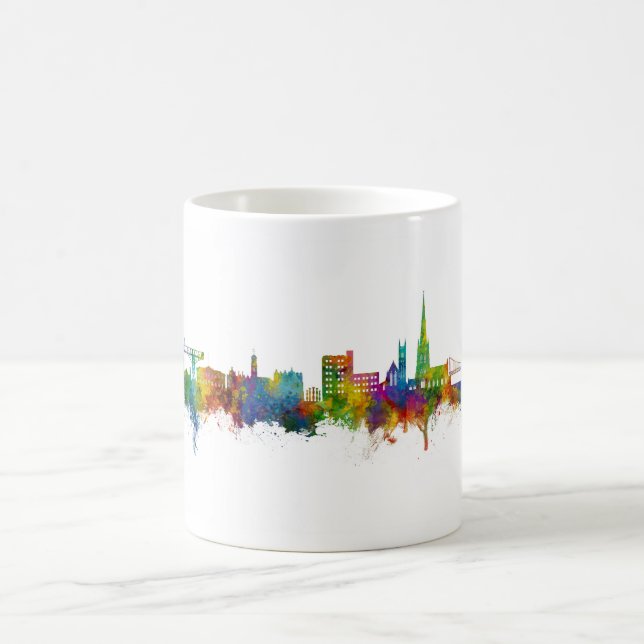 Warrington England Skyline Coffee Mug (Center)
