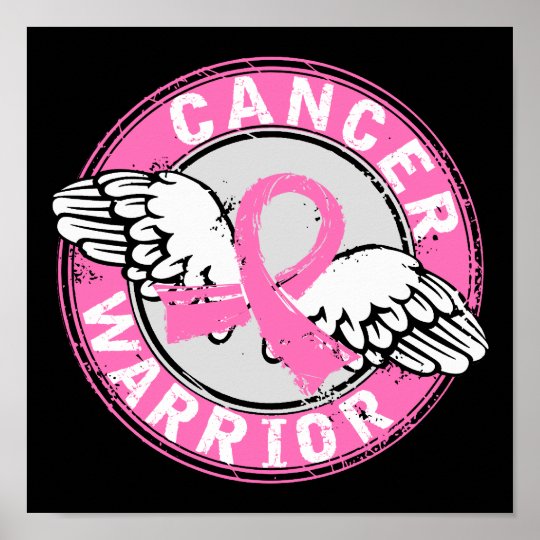 Warrior 14C Breast Cancer Poster | Zazzle.com