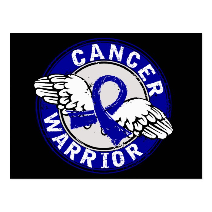 Warrior 14C Colon Cancer Postcard