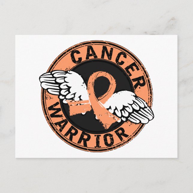 Warrior 14C Endometrial Cancer Postcard (Front)
