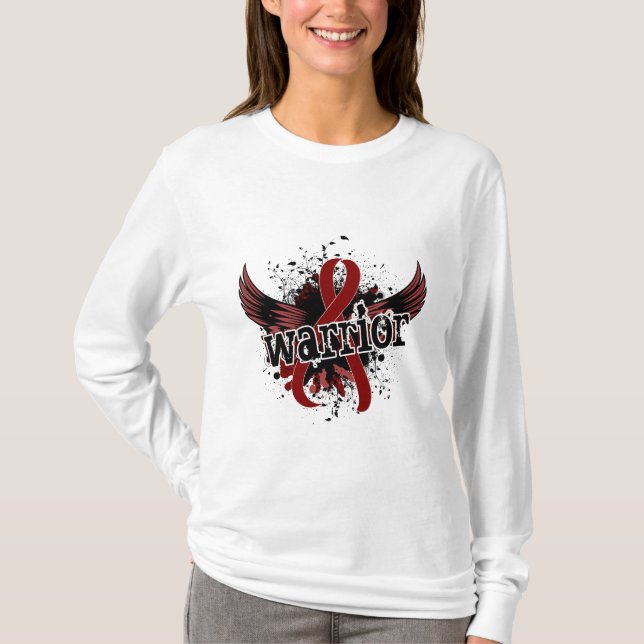 Warrior 16 Brain Aneurysm T-Shirt (Front)