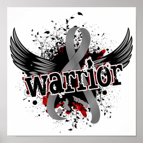 Warrior 16 Brain Cancer Poster