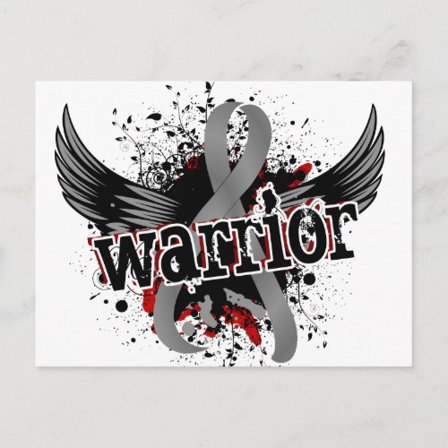 Warrior 16 Brain Tumor Postcard