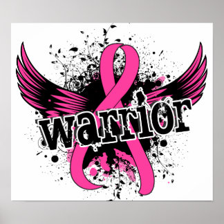 Warrior 16 Breast Cancer Poster