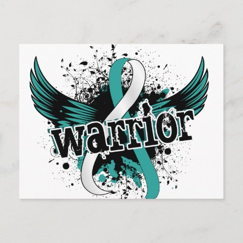 Warrior 16 Cervical Cancer Postcard