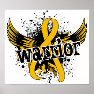 Warrior 16 Childhood Cancer Poster