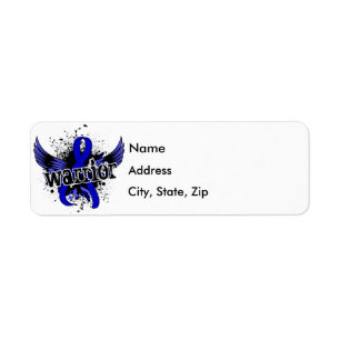 Warrior 16 Colon Cancer Label