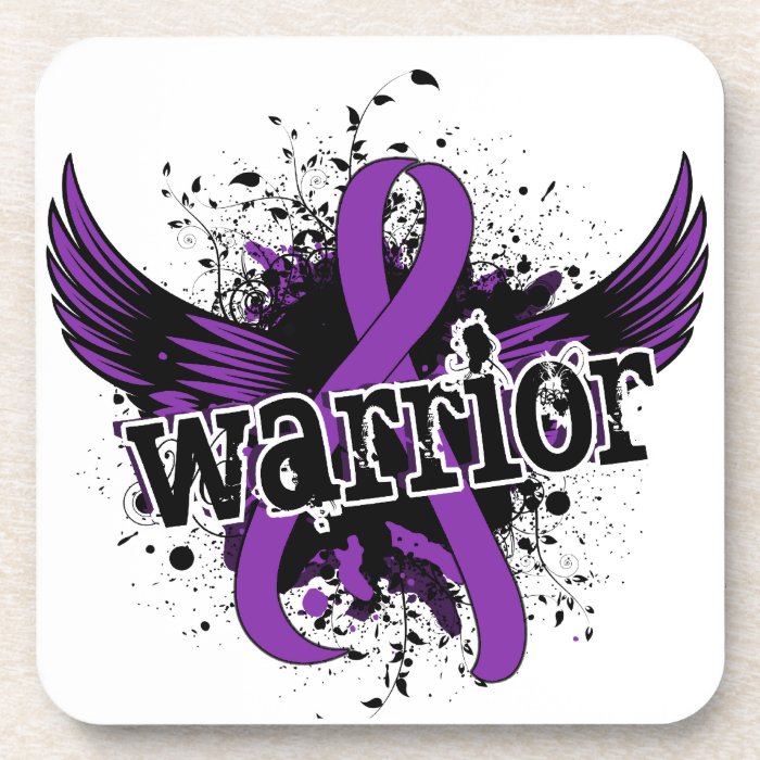 Warrior 16 Crohn's Disease Drink Coasters