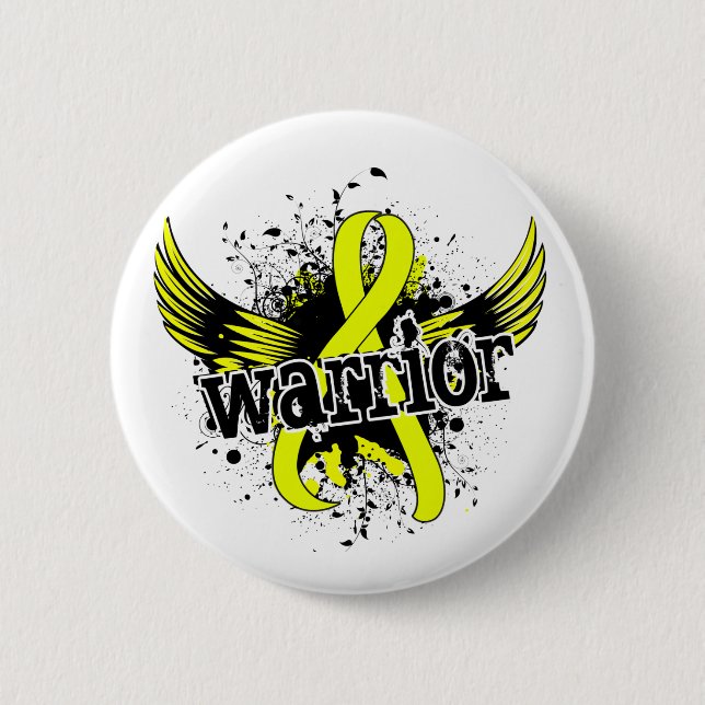Warrior 16 Endometriosis Button (Front)