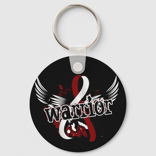 Warrior 16 Head and Neck Cancer Keychain (Front)