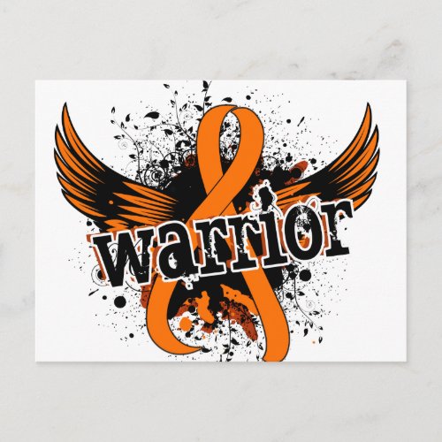 Warrior 16 Leukemia Postcard