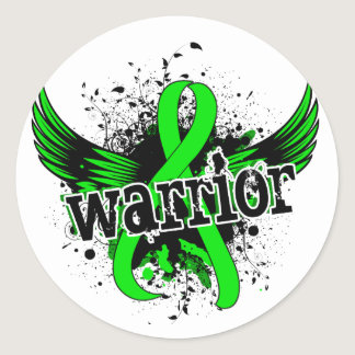 Warrior 16 Non-Hodgkin's Lymphoma Classic Round Sticker