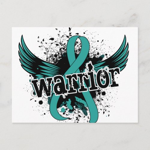 Warrior 16 Ovarian Cancer Postcard
