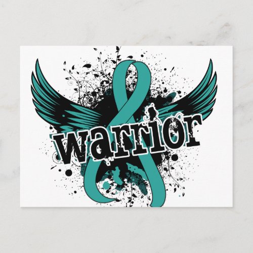 Warrior 16 Peritoneal Cancer Postcard