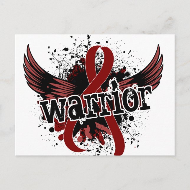 Warrior 16 Sickle Cell Disease Postcard (Front)