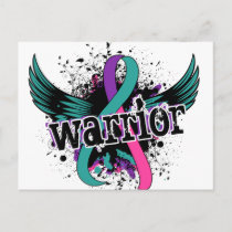 Warrior 16 Thyroid Cancer Postcard