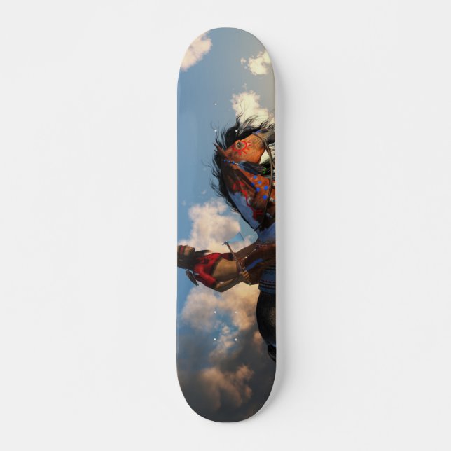 Warrior and War Horse Skateboard (Front)