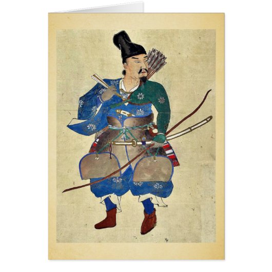 Warrior archer Ukiyo-e. Cards (Front)