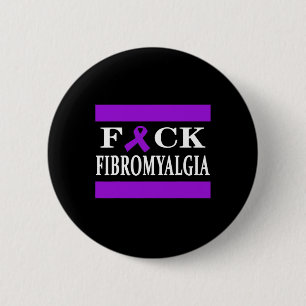Warrior Awareness Purple Ribbon Gift  Button