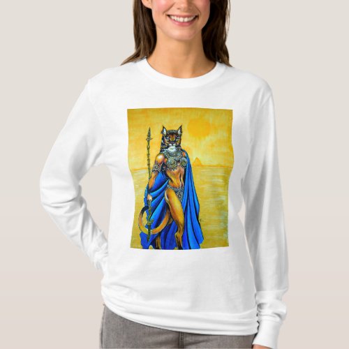 Warrior Bast Art of Rebecca ODonnell  T_Shirt