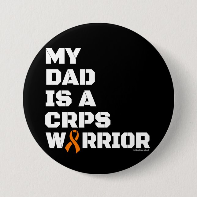 Warrior/Block/Dad...CRPS Button (Front)