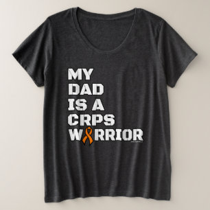Warrior/Block/Dad...CRPS Plus Size T-Shirt