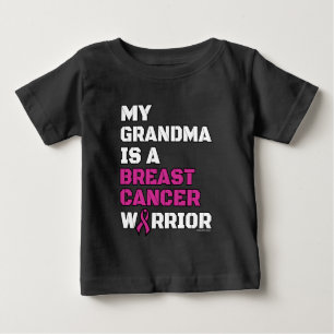 Warrior/Block/Grandma...Breast Cancer Baby T-Shirt