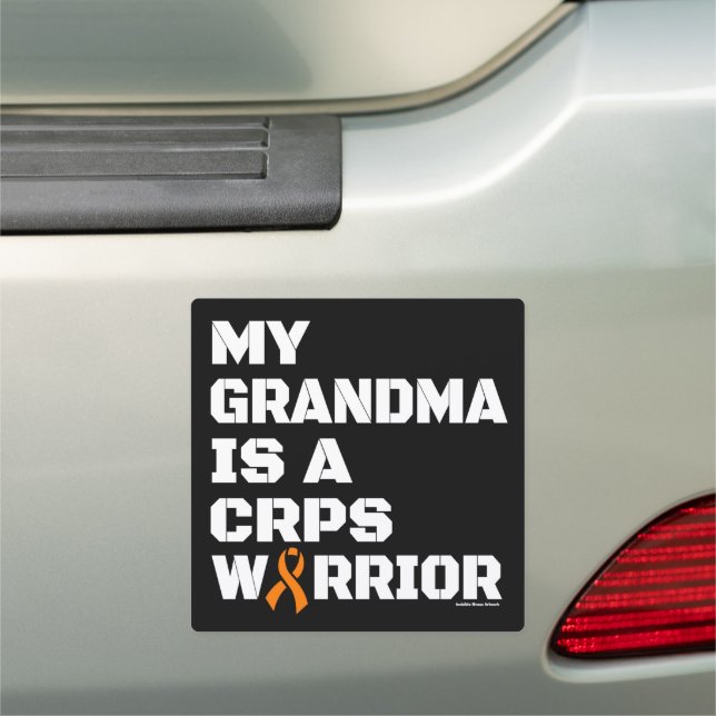Warrior/Block/Grandma...CRPS Car Magnet (In Situ)