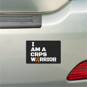 Warrior/Block/I Am...CRPS Car Magnet