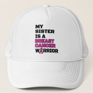 Warrior/Block/Sister...Breast Cancer Trucker Hat