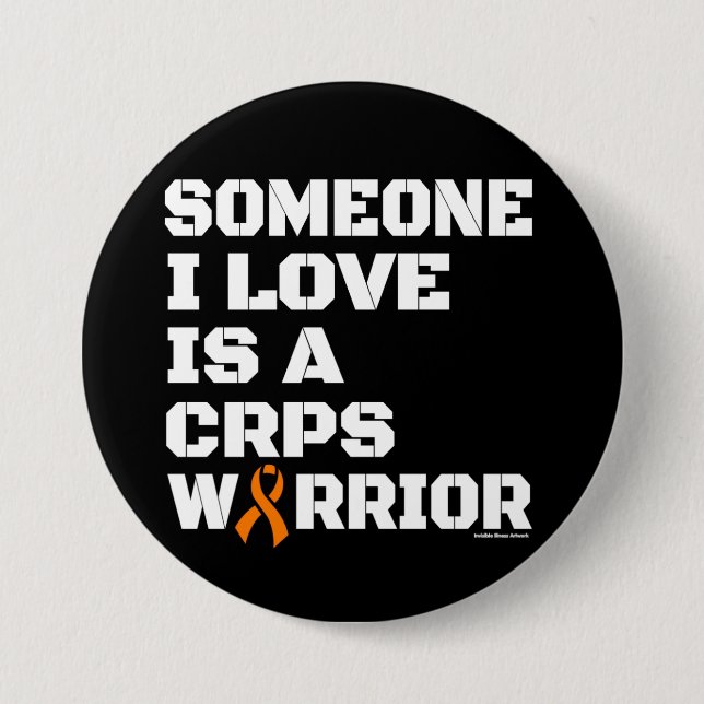 Warrior/Block/Someone I Love...CRPS Button (Front)