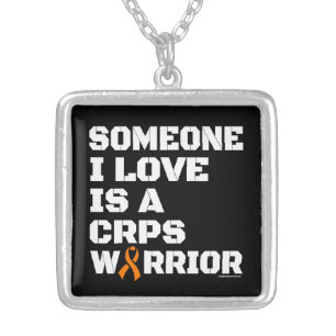 Warrior/Block/Someone I Love...CRPS Silver Plated Necklace