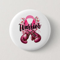 Warrior Boxing Gloves Pink Ribbon Breast Cancer Aw