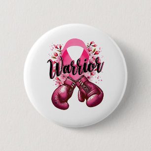 Warrior Boxing Gloves Pink Ribbon Breast Cancer Aw Button