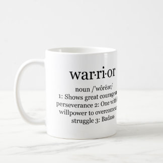 Warrior Breast Cancer, Cancer Fighter Gift For Her Coffee Mug