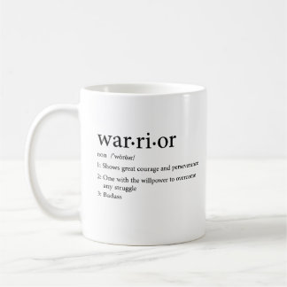 Warrior Breast Cancer, Cancer Fighter Gift For Her Coffee Mug