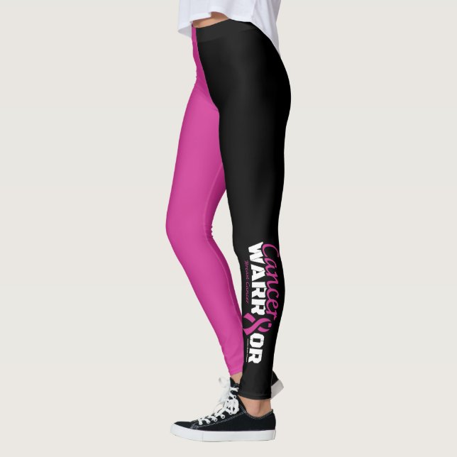 Warrior...Breast Cancer Leggings (Left)