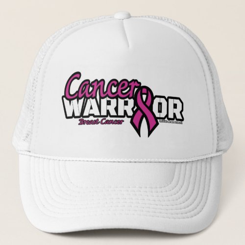 WarriorBreast Cancer Trucker Hat