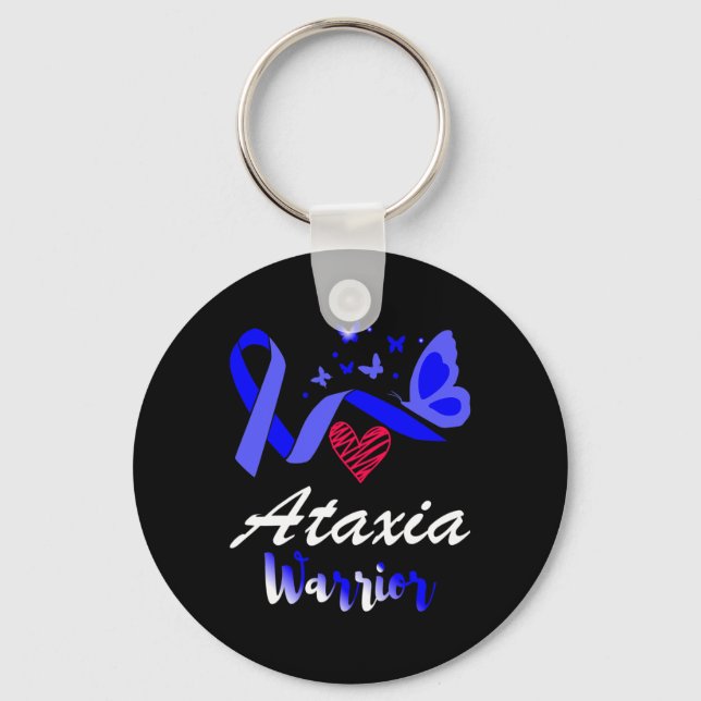 Warrior Butterfly Awareness Support  Keychain (Front)