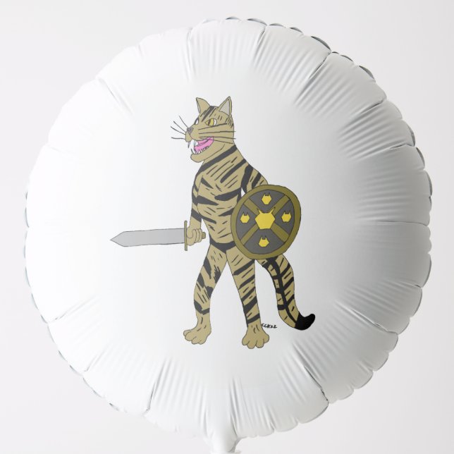 Warrior Cat Balloon (Front)