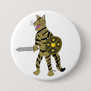 Warrior Cat Button