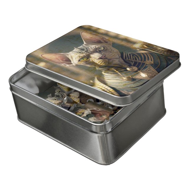 Warrior cat.  jigsaw puzzle (Lid Open)