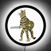 Warrior Cat LED Sign (Front)