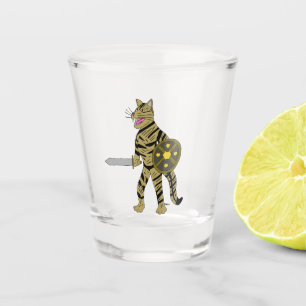 Warrior Cat  Shot Glass